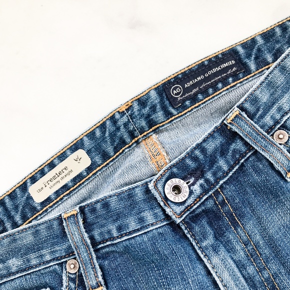 AG Jeans 'Premiere' Skinny Straight Leg Jeans - Picture 4 of 5